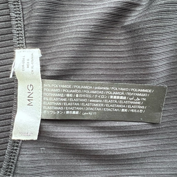 Mango long sleeves v-cut neck bodysuit - Picture 4 of 5